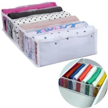 Imagem de Colméia Divisória Organizador Gaveta Fitness Roupas Short Camiseta tra