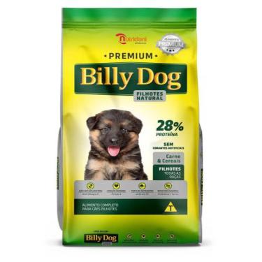 Imagem de Ração  Billy Dog  Premium Carne e Cereais Natural para Cães Filhotes  