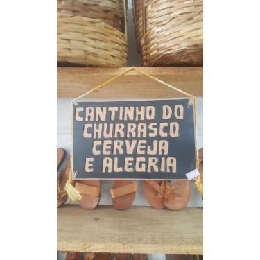 Imagem de Plaquinhas churrasqueira gourmet - Loja do Hippie