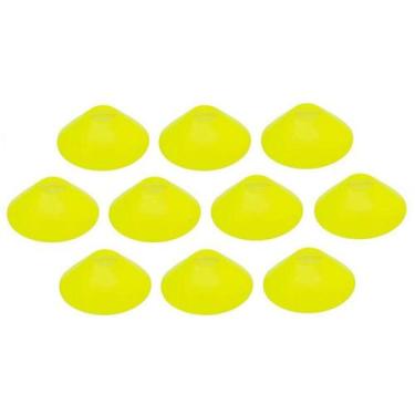 Imagem de Cone Tartaruga Kit Com 10 Unidades - VKG ESPORTES, Amarelo