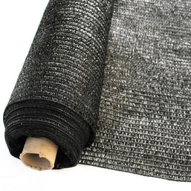 Imagem de Tela Sombrite Raschel 50% 4x48m Preta Para Proteção e Sombreamento de 