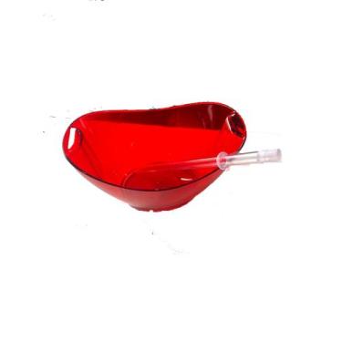 Imagem de Mini champanheira/ baladeira vermelho c/ canudinho - PLASTIFESTA
