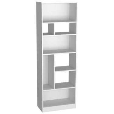 Imagem de Estante Livreiro 8 Nichos B38 Branco NOVAM - Nova Mobile, Branco