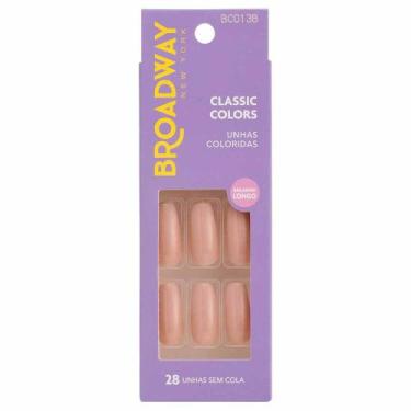 Imagem de Unhas Coloridas Kiss NY Broadway Moonlight Bailarina Longo, 1 Un