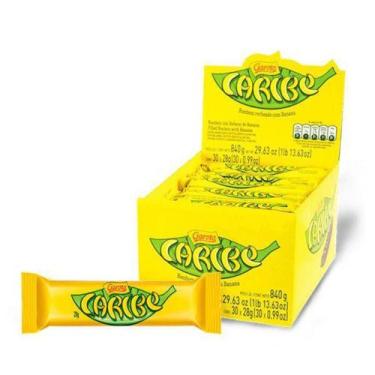 Imagem de Chocolate Caribe Recheado Com Banana C/30un - Garoto