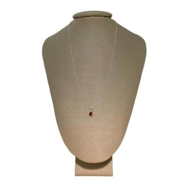 Imagem de Colar Diamantado Prata 925 Zircônia Cor Rubi - Ponte Vecchio - Ponte V