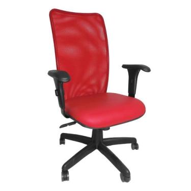 Imagem de Cadeira Maya Presidente Giratória Tela Mesh Reclinavel Braço Regulavel