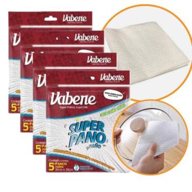 Imagem de Toalha Descartável Pano Multiuso Limpeza Reutilizável - 30x30cm - 50 P