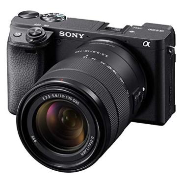 Imagem de Sony Câmera sem espelho Alpha a6400: Câmera digital compacta APS-C com lente intercambiável com foco automático em tempo real, vídeo 4K, tela flip e câmeras compatíveis com montagem E ILCE-6400M/B