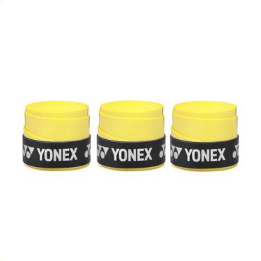Imagem de Overgrip Yonex Super Grap - Pack com 3 Unidades, Amarelo