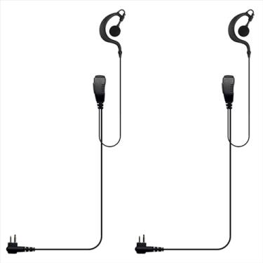 Imagem de MONICONA Fone de ouvido em forma de G para Motorola R2 CP100D CP200D CP185 CP200 DLR1020 CLS1110 SLS1410 DTR410 DTR700 RDU4100 RDU4160D RMM2050 RMU2040 R2MU2MU2040 080D V L50, fone de ouvido de 2