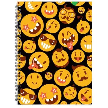 Imagem de MAXCURY Caderno de música em branco, composição, manuscrito, papel, arte, música, preto, 100 páginas, 26 x 19 cm (FunnyEmojis/Preto)