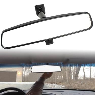 Imagem de YzusGomumu Espelho retrovisor para carro, retrovisor, compatível com Jeep Wrangler Compass Patriot Cherokee Dodge RAM Charger Dakota Challenger Toyota KIA Hyundai Ford substitui 8993023K 8993-023K