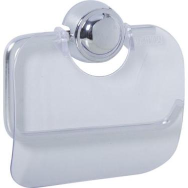 Imagem de Acessorio Wc Astra Papeleira Com Tampa Aluminio Kbm/P*Crist