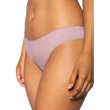 Imagem de Calcinha Tanga Básica Algodão Loba Lupo 40354, G, Nude