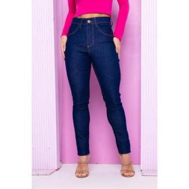 Imagem de Calça Jeans Feminina Skinny com Elastano Cintura Alta - Memorize Jeans