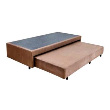 Imagem de Bicama Box com Cama Auxiliar Ortopédica Solteirão 96x203x38cm