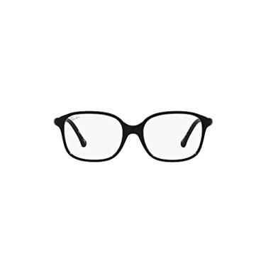 Imagem de Ray-Ban Armação quadrada para óculos de grau Ry1903 para crianças, Lente de demonstração preta/preta, 48 mm