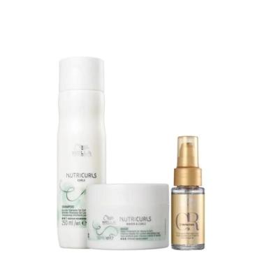 Imagem de Kit Wella Professionals Nutricurls & Oil Reflection (3 Produtos) - NIO