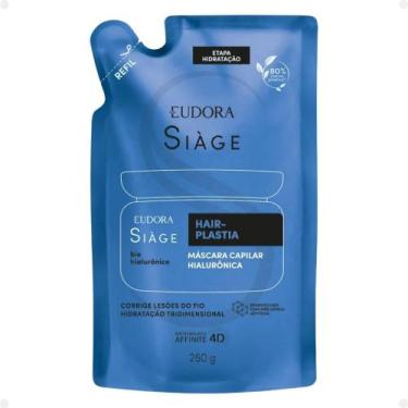 Imagem de Refil Máscara Hialurônica Siage Eudora Hair-plastia 250g