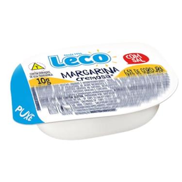 Imagem de Margarina Com Sal Leco Cremosa Blister Sache 10g Kit com 24 unidades