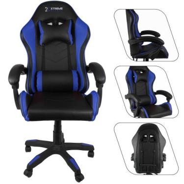 Imagem de Cadeira Gamer XTreme Gamers Cinesis NY Preta e Vermelha Conforto e Per