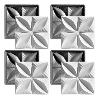 Imagem de Kit 4 Formas 3d Abs - Campestre 29x29 Placa Gesso Cimento