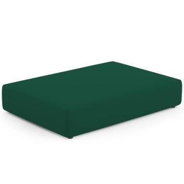 Imagem de Puff Pet Cama Estofada Para Cachorro Marley L02 Suede Verde - Inoviza