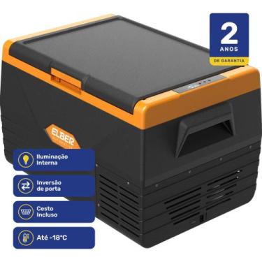 Imagem de Geladeira Portátil Black Para Caminhão 50 Litros 12V/24V Elber