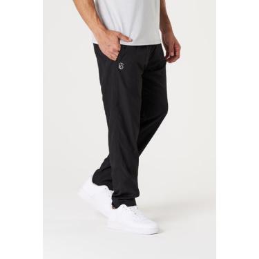 Imagem de Calça Esportiva Microfibra - Shenus, GG, Preto