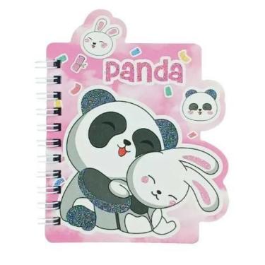 Imagem de Bloco de Anotações Espiral 60 Folhas Panda - Interponte