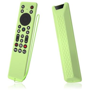 Imagem de AKSHFETH Capa de silicone para controle remoto TCL QM6K (modelo 2025) - película protetora antiderrapante, design à prova de choque, acessórios de controle remoto de TV (compatível com a série QM6K)