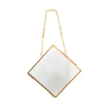 Imagem de Ｂｅｓｇａ Armação de imagem pendurada ROZE de FLOR FLORESTE com a cadeia Favors Favors Wall Decor para Presente de Férias de Casamento Indoor de Primavera, Quadrado