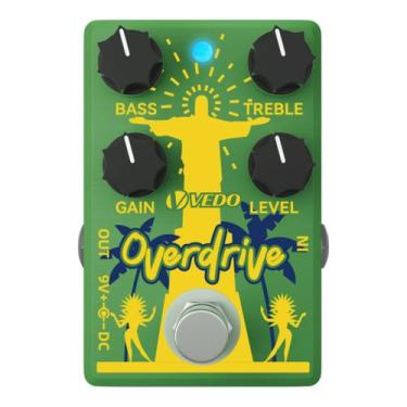 Imagem de Pedal de Efeito de Guitarra Fuzz/Vintage Distortion/Overdrive Com True