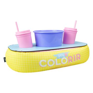 Imagem de Almofada porta pipoca dupla c/ copos E balde - cores uatt