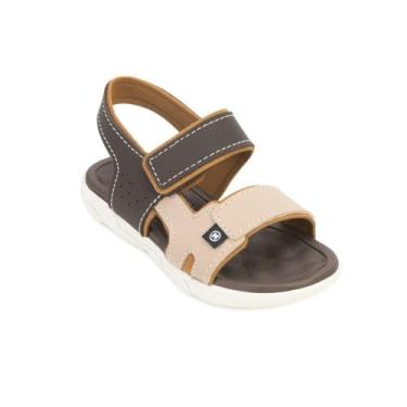 Imagem de SAPATO CASUAL BEBE DE USO COMUM C/SOLA SINT. CABEDAL SINT. CAFE 569/BEGE 435 24