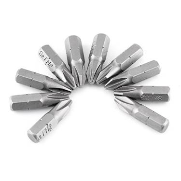 Imagem de 10 PCS 25mm Comprimento de 1/4 Polegada HEXHANK S2 Magnético PH2 Chave de Fenda da Cabeça Cruzada Bits para Reparo de Mecânicos de Eletricista