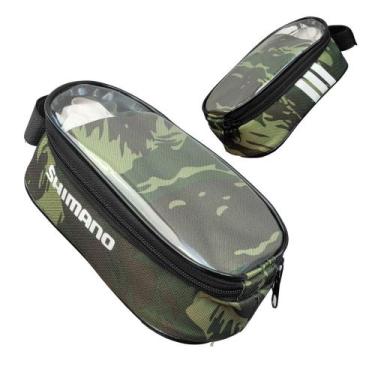 Imagem de Bolsa camuflada porta celular e objetos pra bike. . - Kimuk Sport