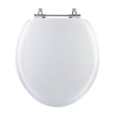 Imagem de Assento Sanitário Almofadado Diamantina Branco Para Vaso Icasa