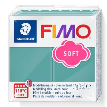 Imagem de STAEDTLER Massa de Modelar Profissional FIMO Soft 57g (1 Unidade) Ocean Wave - 8020-T36 - Argila Polímera Para Biscuit que Endurece no Forno – Ideal para Artesanato, Miniaturas e Bijuterias