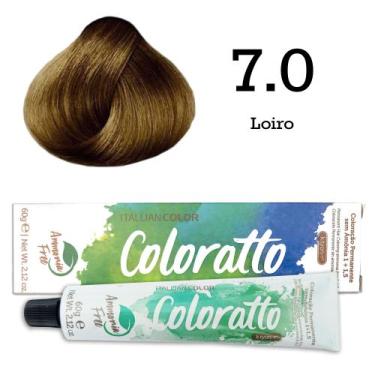 Imagem de Coloração Coloratto 7.0 Loiro  Itallian Color