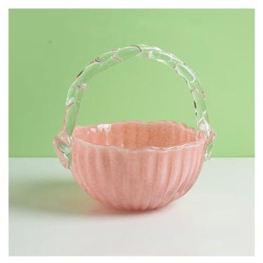 Imagem de cesta de frutas Prato de frutas vitrificado criativo tigelas de frutas cozinha prato de frutas tigela lanche sobremesa tigela decorativa bandeja multiuso decoração de cozinha(Médio)