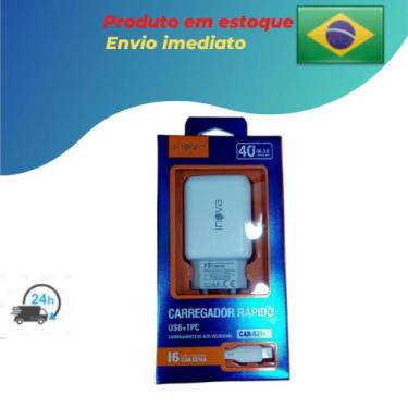 Imagem de Carregador Inova 40w typo C car-3165c