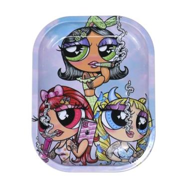 Imagem de Bandeja de metal premium com design - tamanho perfeito para casa ou acessórios de viagem