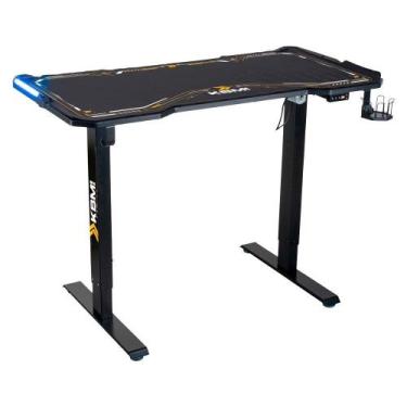 Imagem de Mesa Gamer KBM! GAMING DG550, Preta com Regulagem de Altura Automática