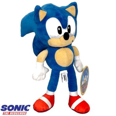 Imagem de Boneco de Pelúcia Sonic The Hedgehog Azul 30Cm
