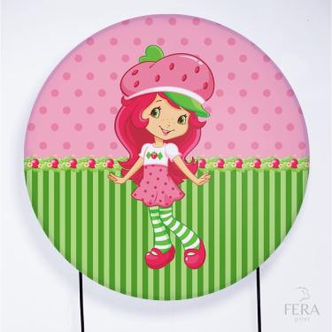 Imagem de Painel Decorativo para Festa 1,30x1,30 metros Vesti Fácil com Elástico Moranguinho - Fera Print