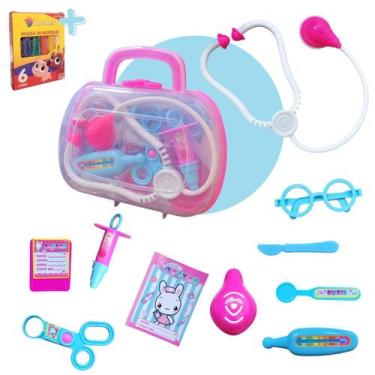 Imagem de Maleta Médica Mini Doutor Kit Maletinha Brinquedo Infantil - Toys E To