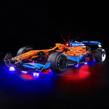 Imagem de YEABRICKS LED Light Kit for Lego - Technic McLaren Formula 1 Race Car Building Blocks Model, LED Light Set Compatible with 42141(Lego Set NOT Included)