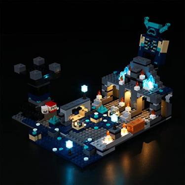 Imagem de BrickBling Light Kit for Lego The Deep Dark Battle Playset, Creative Lighting Compatible with Lego 21246, Great Gift for Kids Aged 10+(Lights Only, No Bricks)